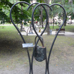 Creation blacksmiths in park Donetsk