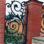 Кованные ворота и калитка
