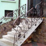 Wrought iron railings