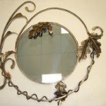 Wrought mirror - beauty is not "fade"