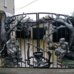 Кованые ворота-style-cityy